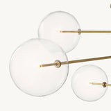 Bubble Globe Mobile 8-Arm Chandelier