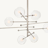 Bubble Globe Mobile 8-Arm Chandelier