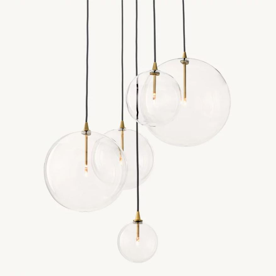 Bubble Globe Mobile Cluster Chandelier