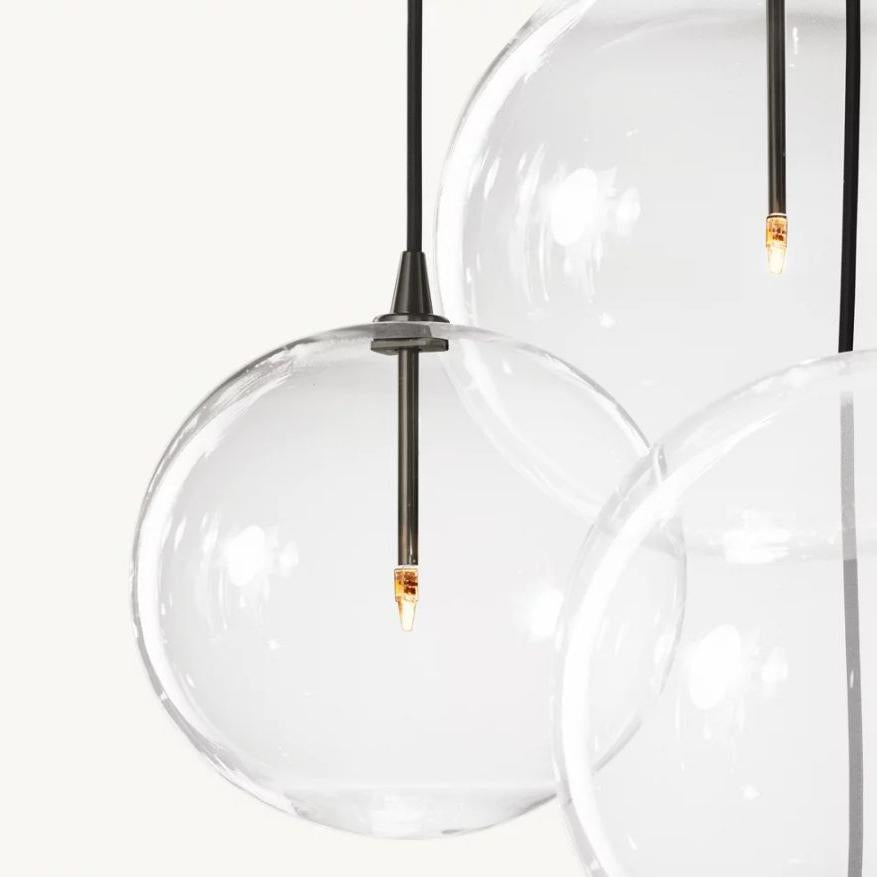 Bubble Globe Mobile Cluster Chandelier