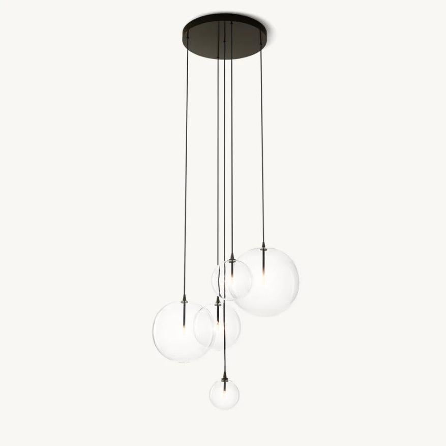 Bubble Globe Mobile Cluster Chandelier