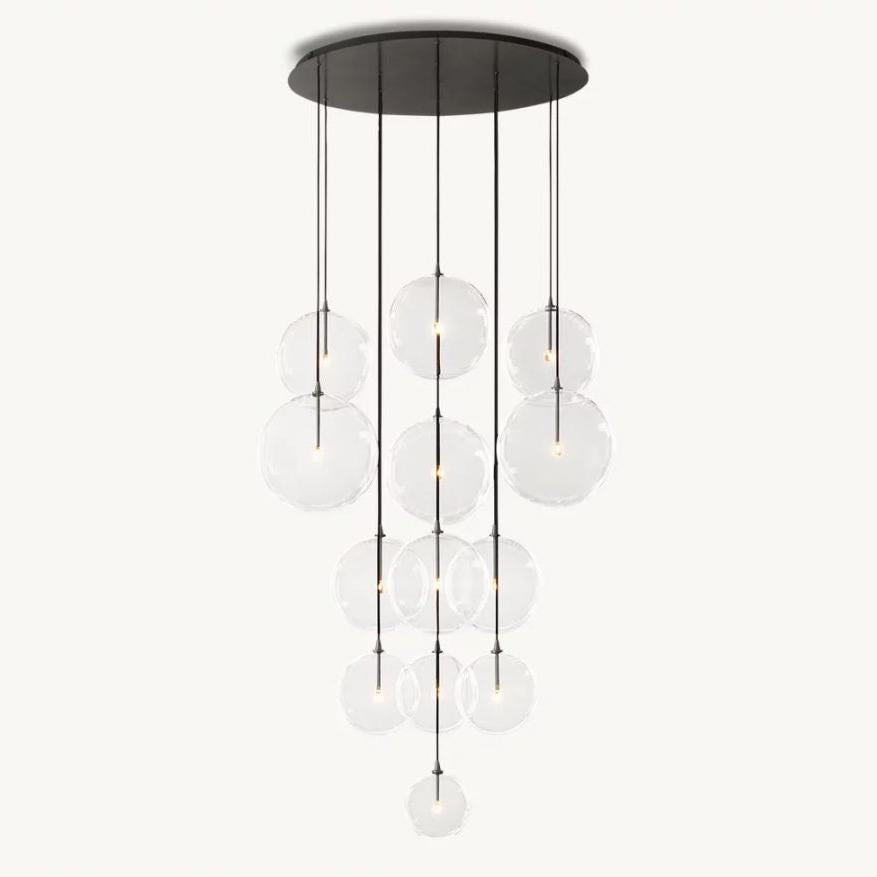 Bubble Globe Mobile Cluster Chandelier