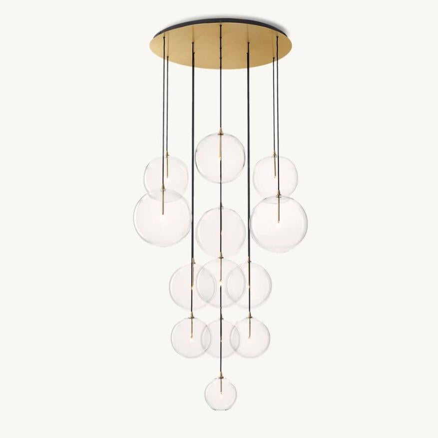 Bubble Globe Mobile Cluster Chandelier