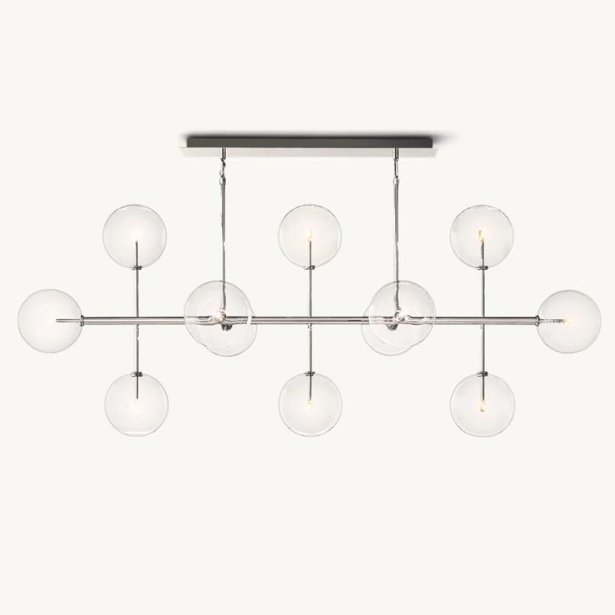 Bubble Globe Mobile Linear Chandelier