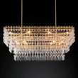 Ikun 3-Tier Rectangle Chandelier 60"