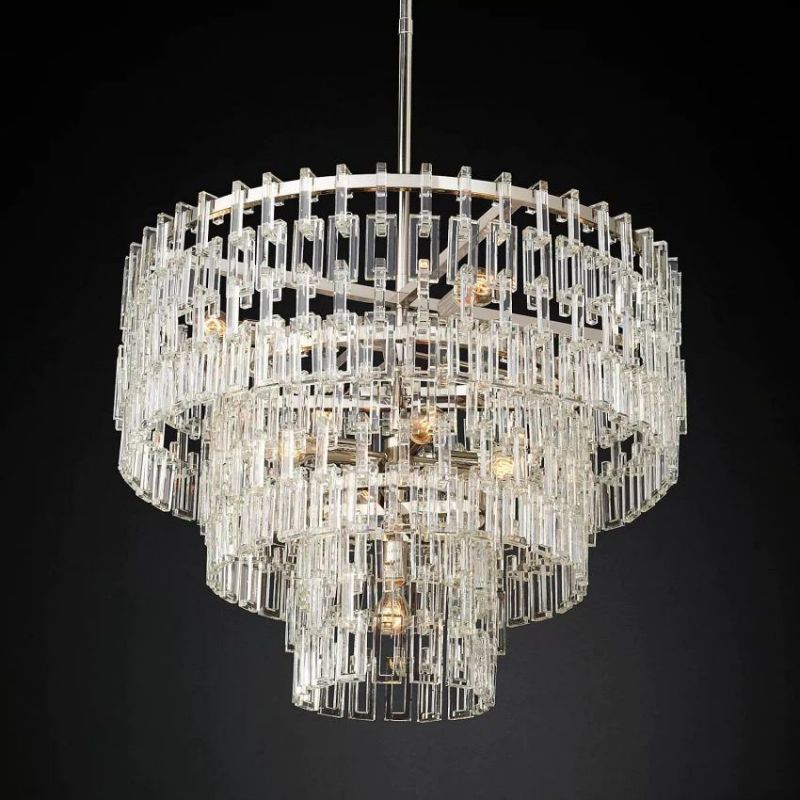 Ikun 3-Tier Round Chandelier 36"