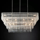 Ikun 4-Tier Rectangle Chandelier 72"