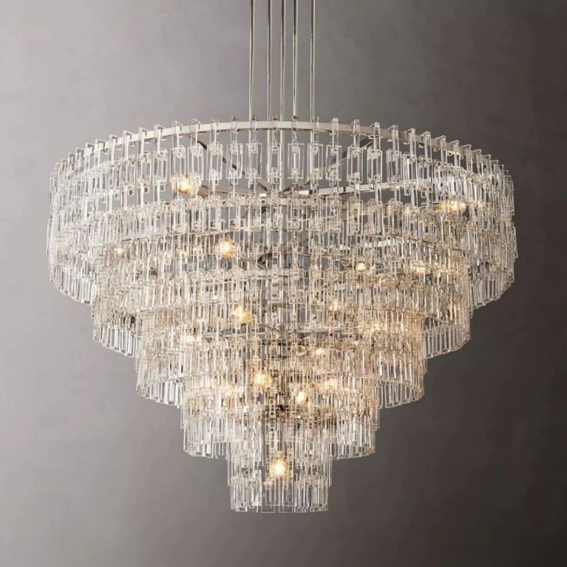 Ikun 5-Tier Round Chandelier 60"