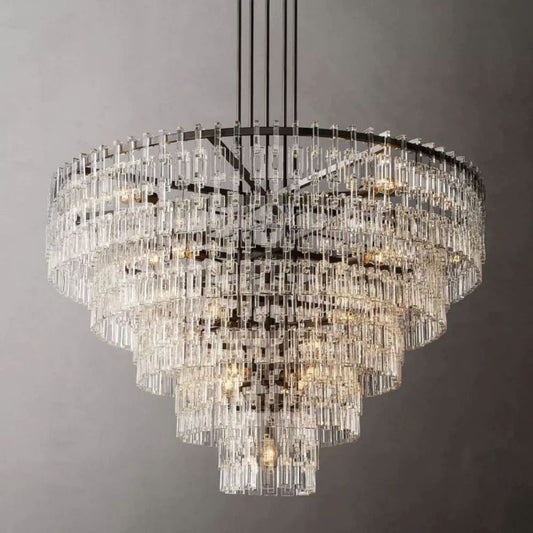 Ikun 5-Tier Round Chandelier 60"