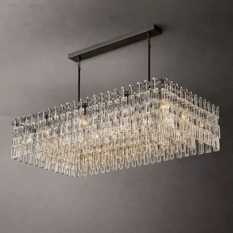 Ikun Rectangle Chandelier 60"