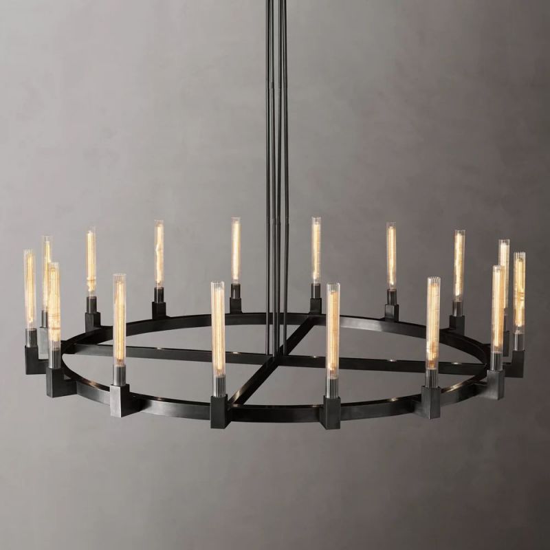 Kira Round Chandelier 72"