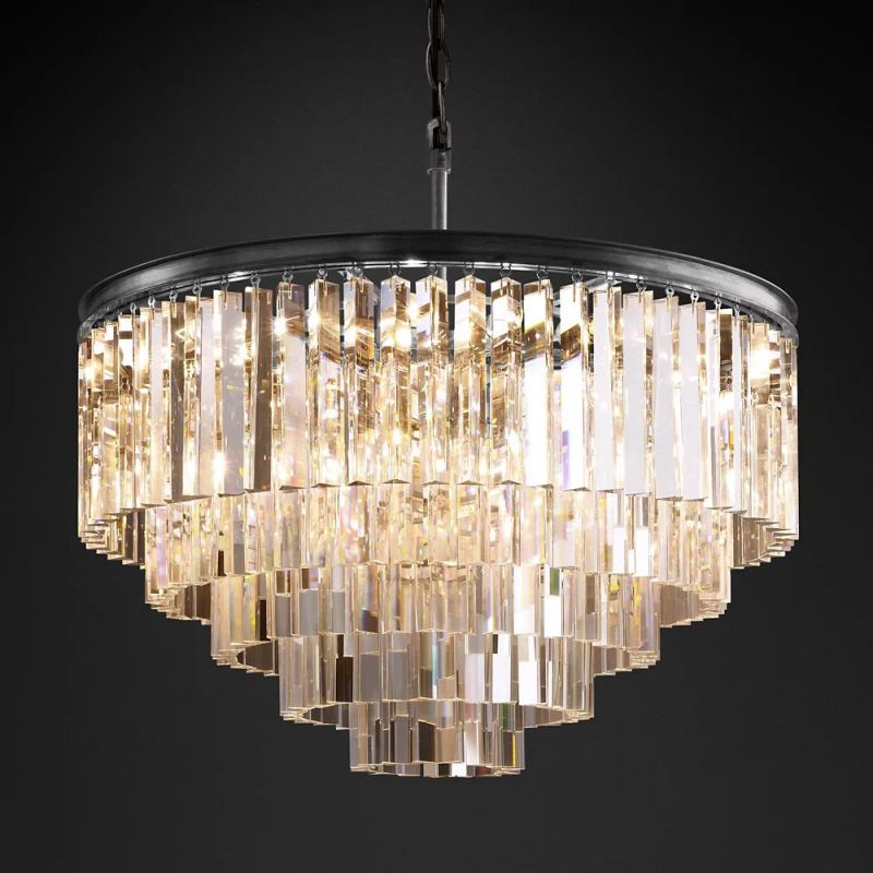 Leonor Vintage Round Chandelier 32”