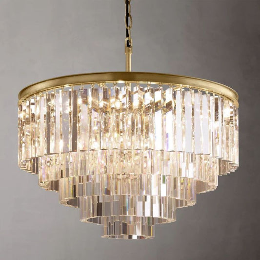 Leonor Vintage Round Chandelier 32”