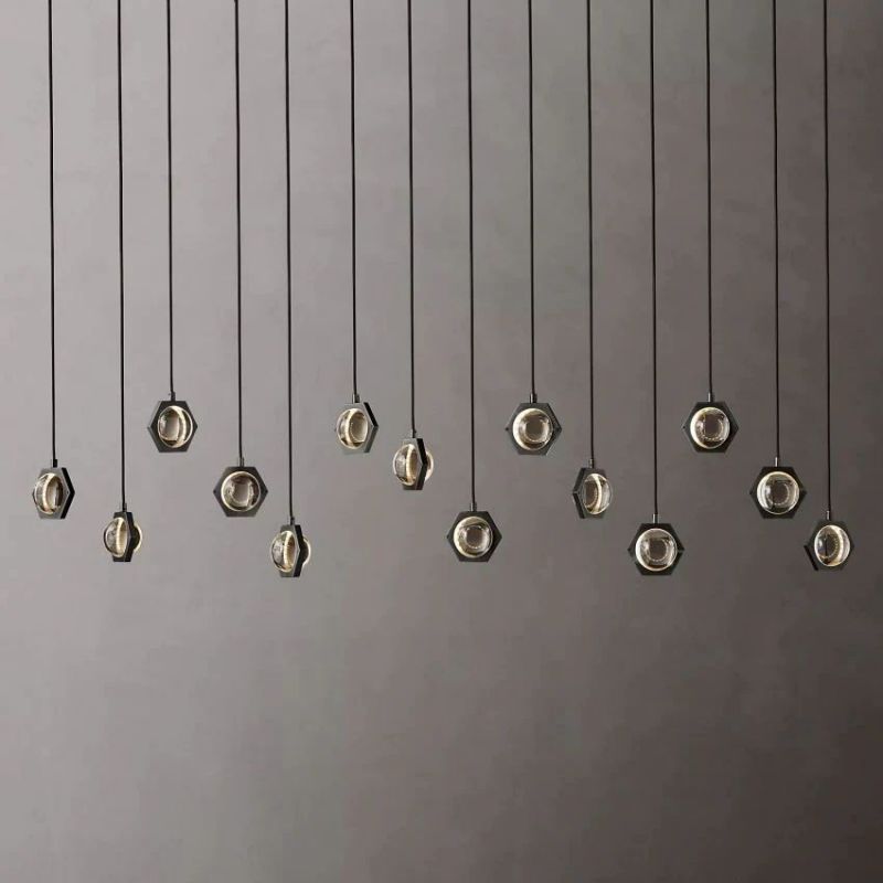 Liam Linear Chandelier 72"