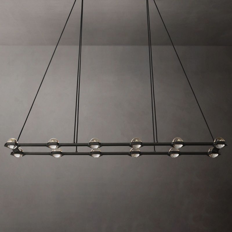 Liam Rectangular Chandelier 72"