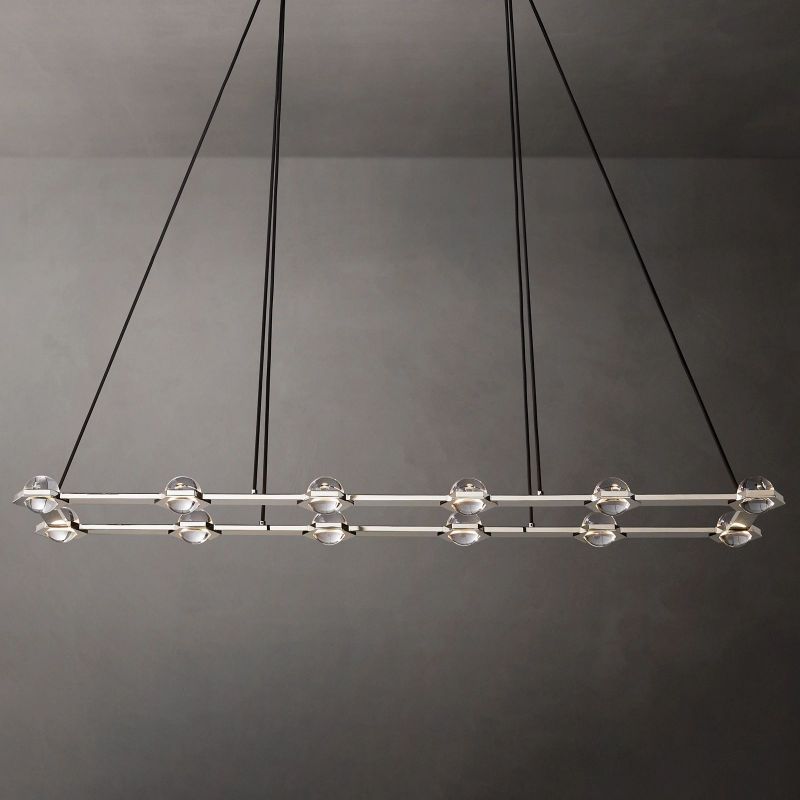 Liam Rectangular Chandelier 72"