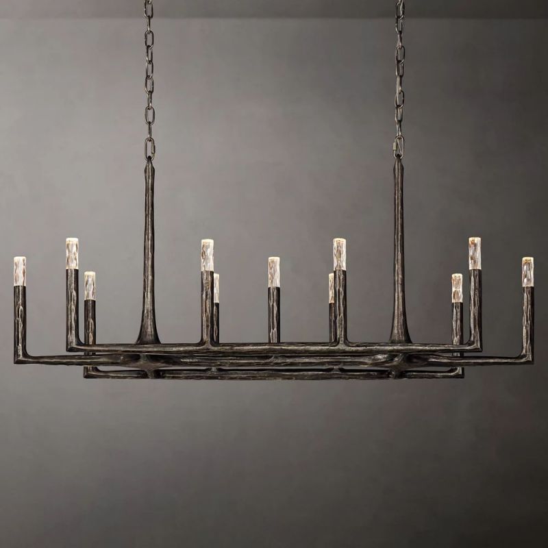 Logan Forged Linear Chandelier 54"