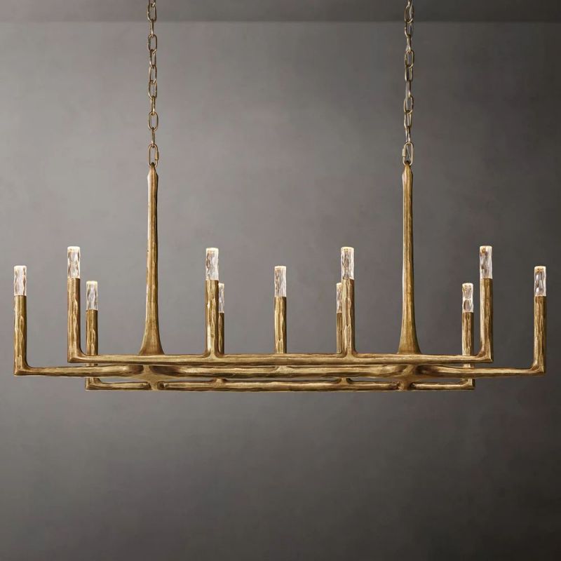 Logan Forged Linear Chandelier 54"