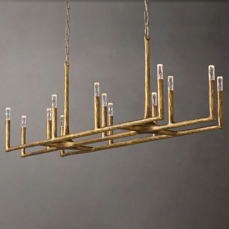 Logan Forged Linear Chandelier 72"