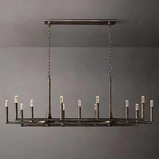 Logan Forged Linear Chandelier 72"