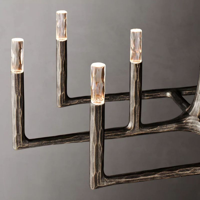 Logan Forged Linear Chandelier 72"