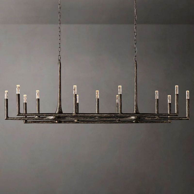 Logan Forged Linear Chandelier 72"