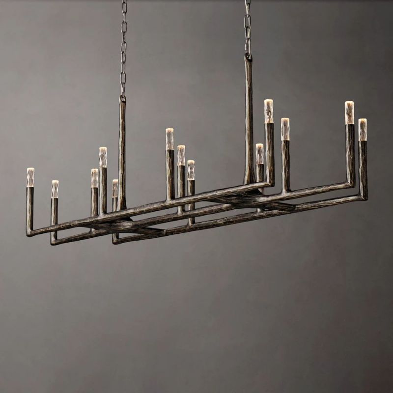 Logan Forged Linear Chandelier 72"