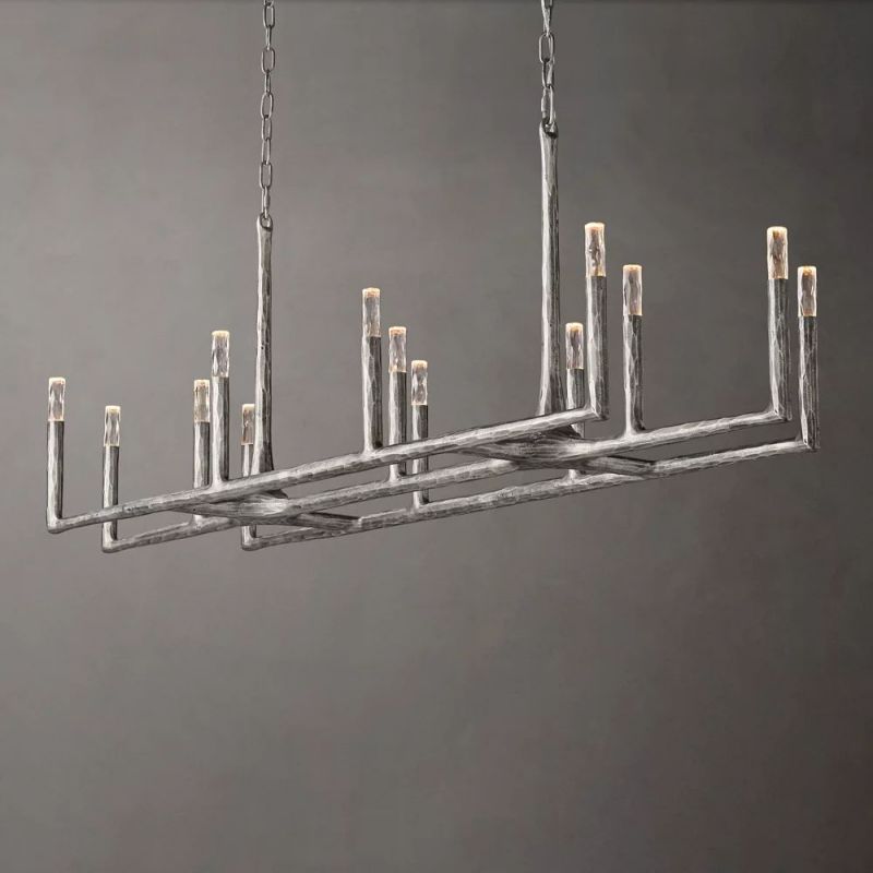 Logan Forged Linear Chandelier 72"