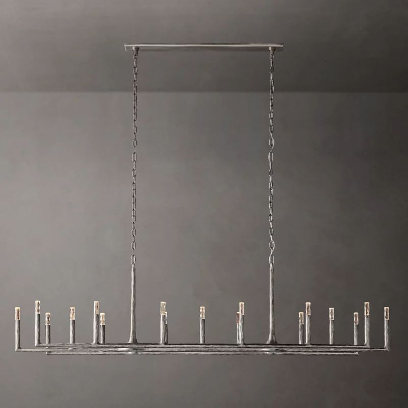 Logan Forged Linear Chandelier 96"