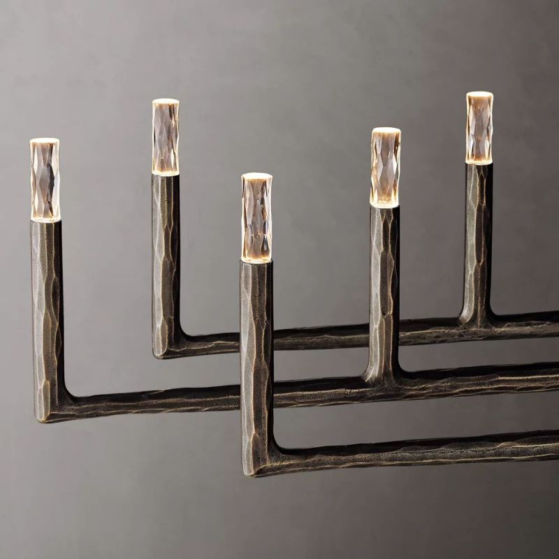 Logan Forged Linear Chandelier 96"