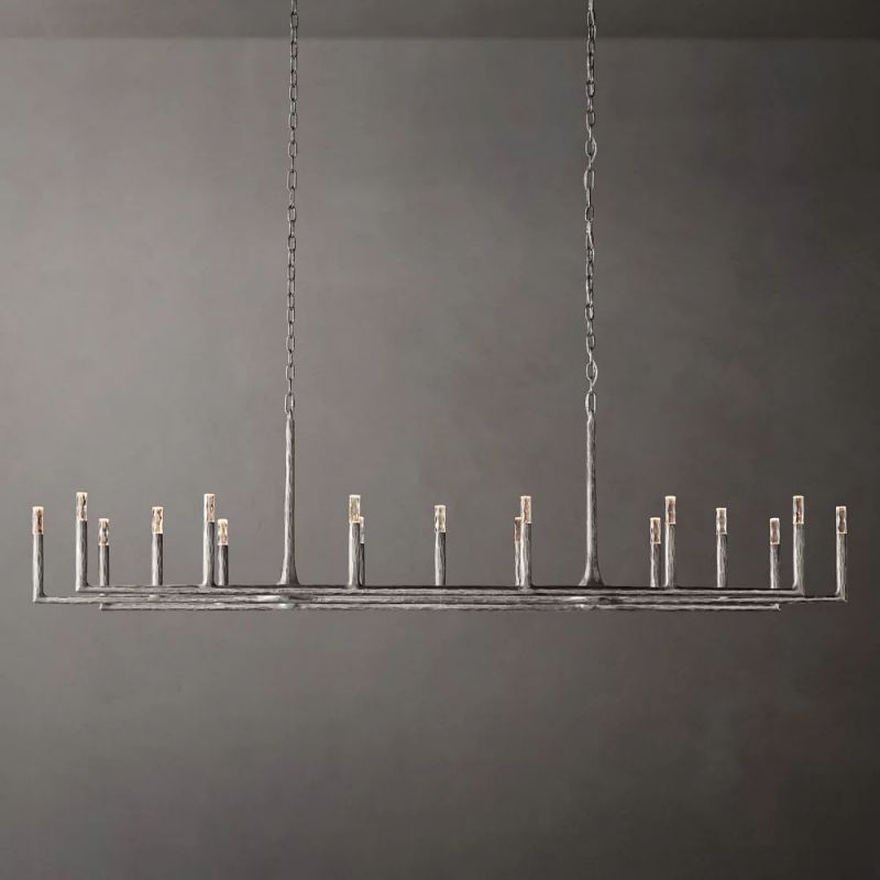 Logan Forged Linear Chandelier 96"