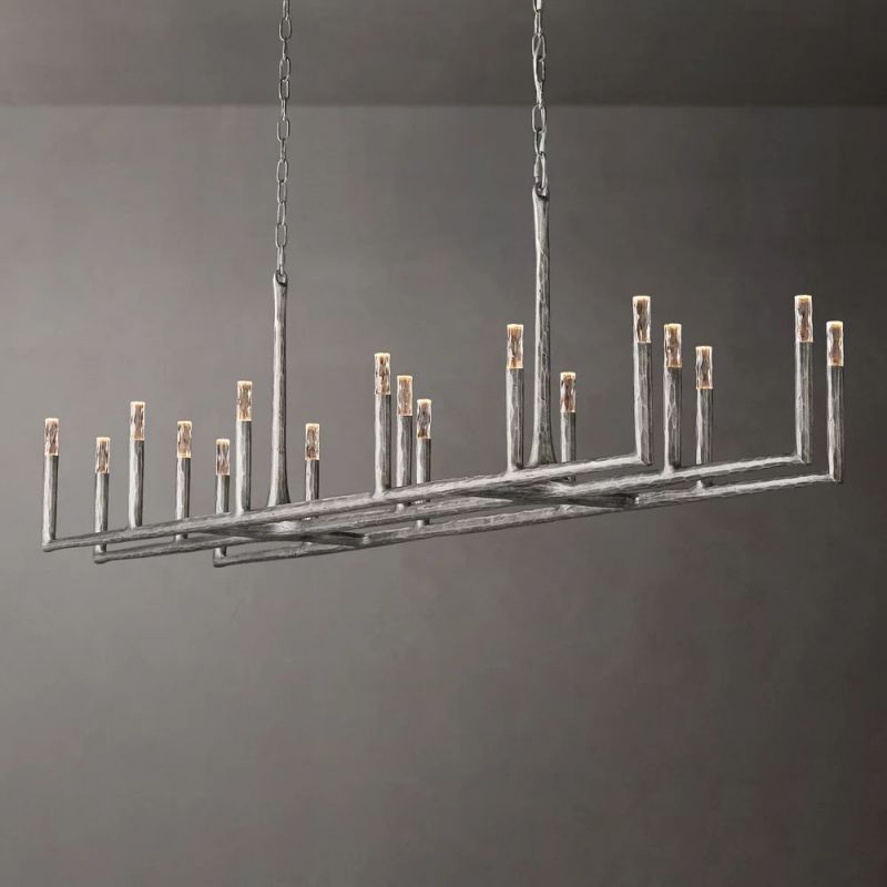 Logan Forged Linear Chandelier 96"