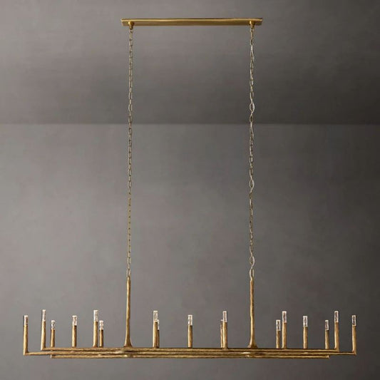 Logan Forged Linear Chandelier 96"