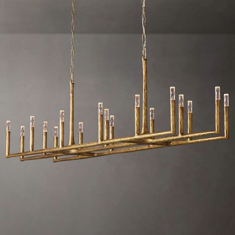 Logan Forged Linear Chandelier 96"