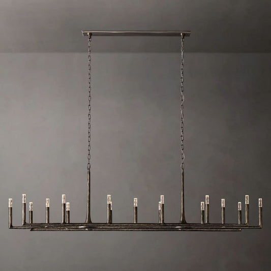 Logan Forged Linear Chandelier 96"