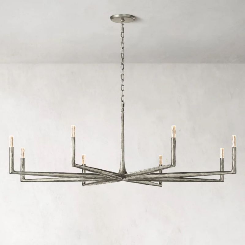 Logan Forged Round Chandelier 72"