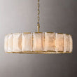 Multicolor Calcite Round Chandelier 43"