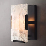 Multicolor Calcite Sconce 10"H