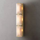 Multicolor  Calcite Triple Sconce 31"H