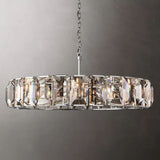 Multicolor Crystal Round Chandelier 60"