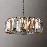 Multicolor Crystal Round Chandelier 31"