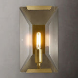 Multicolor Crystal Sconce 10"H