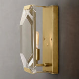 Multicolor Crystal Sconce 10"H