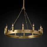 Nadec Vintage Candelabra Round Chandelier