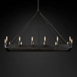 Nadec Vintage Filament Rectangle Chandelier