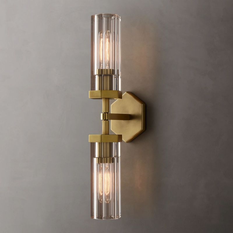 Noah Hexagonal Linear Sconce 20"W