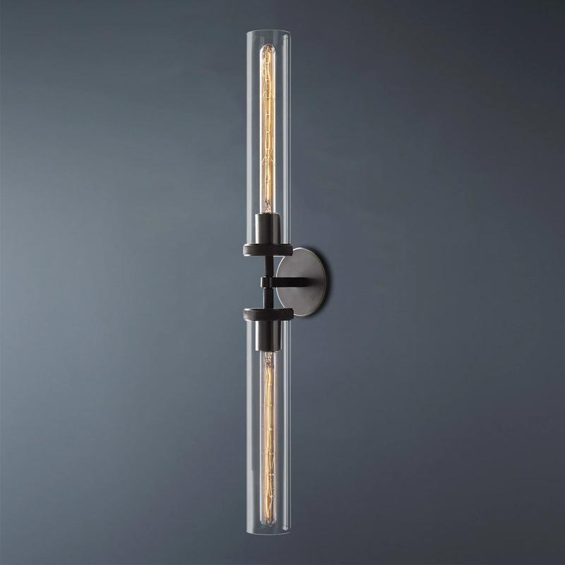 Noah Knurled Grand Linear Sconce