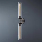 Noah Knurled Grand Linear Sconce