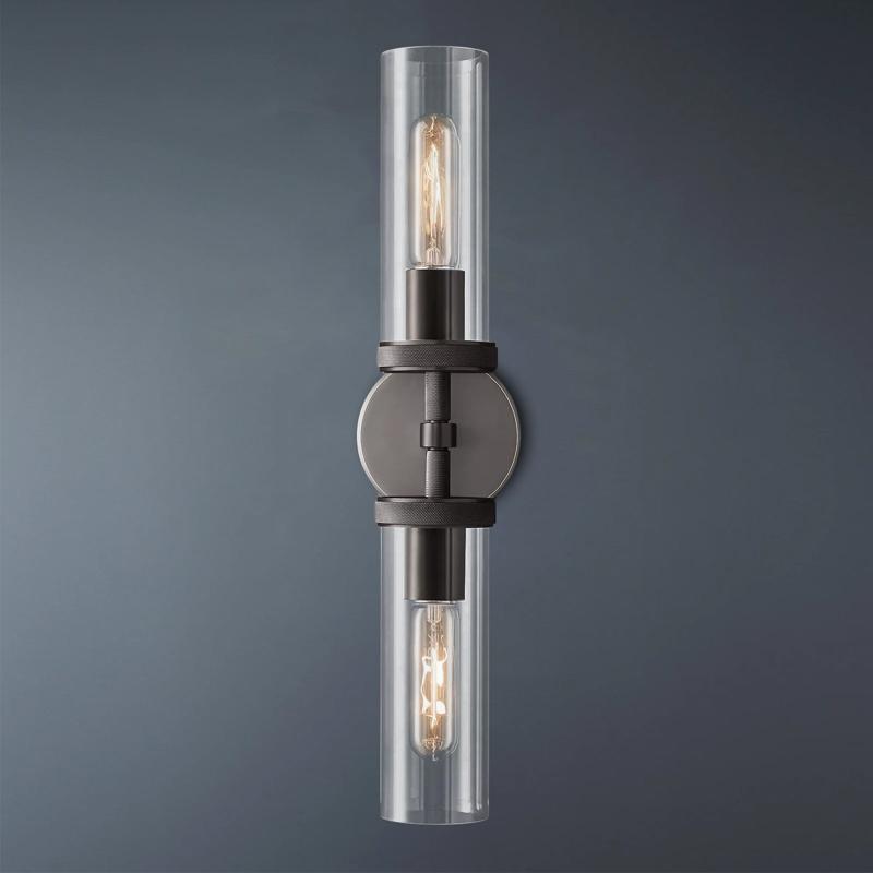 Noah Knurled Linear Sconce 20"W