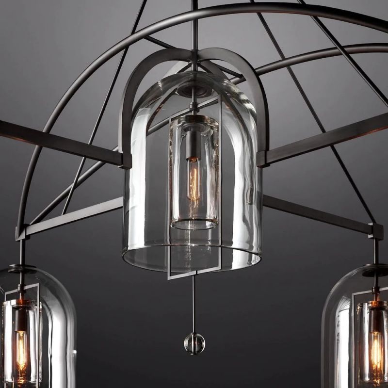 Ondell Round Chandelier 73"